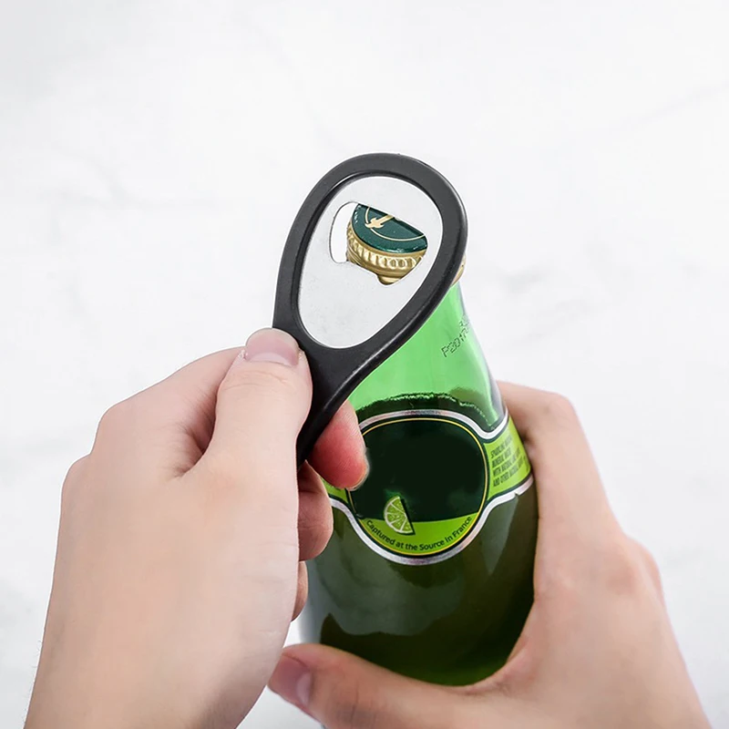 1PC Durable Beer Bottle Opener Flat Speed Bottle Cap Opener Remover Bartender Bottle Opener Kitchen Tool ﻿