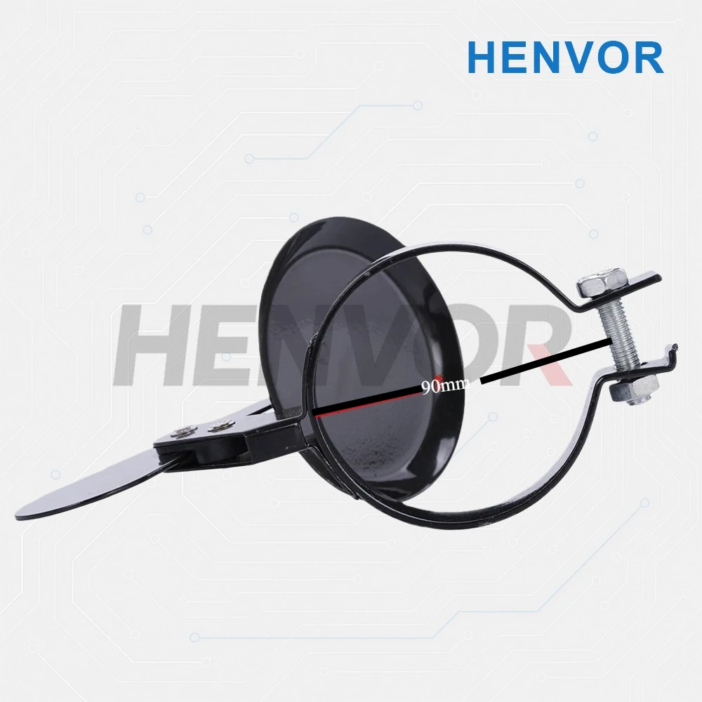 90mm Generator Exhaust Pipe Rain Hat – Silent Generator Set Exhaust Muffler, Rainproof Bulldozer Cover, Generator Accessories