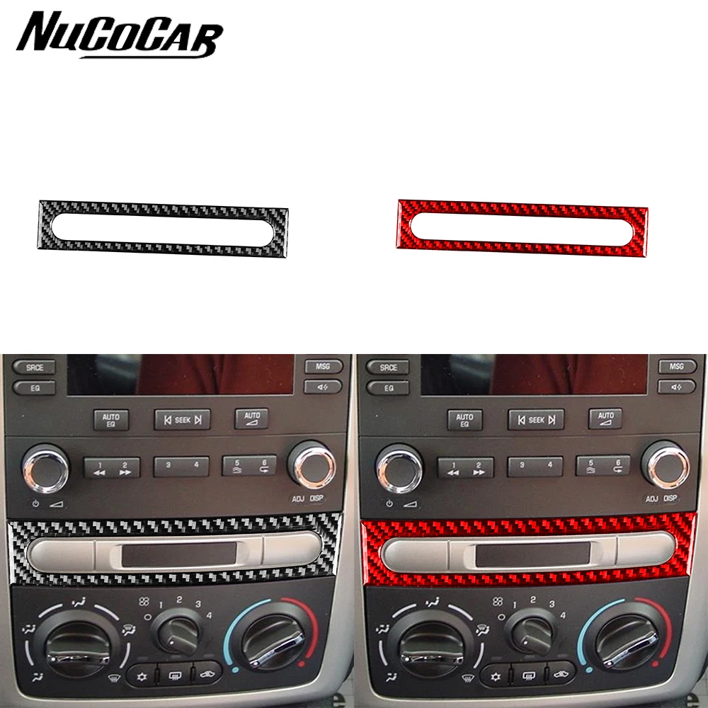 For Chevrolet Cobalt 2005-2010 Carbon Fiber Central Control Panel Frame Car Interior Accessories Decorative Stickers