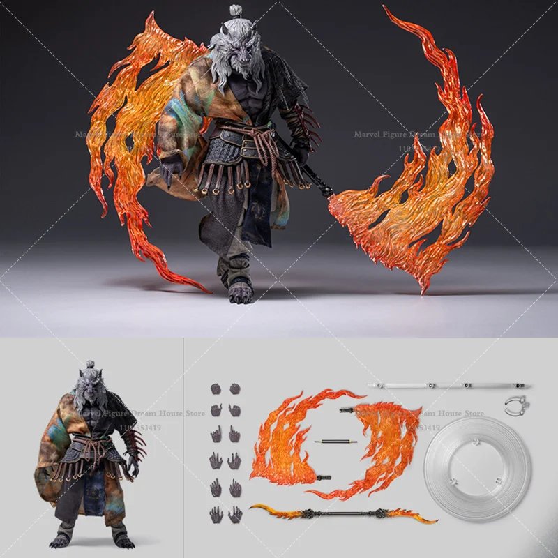1/12 Scale Wolf Demon Guangzhi Double-bladed Red Tide 6-inch Full Set Action FigureSoldier Height About 17.3CM INART MAG G0008