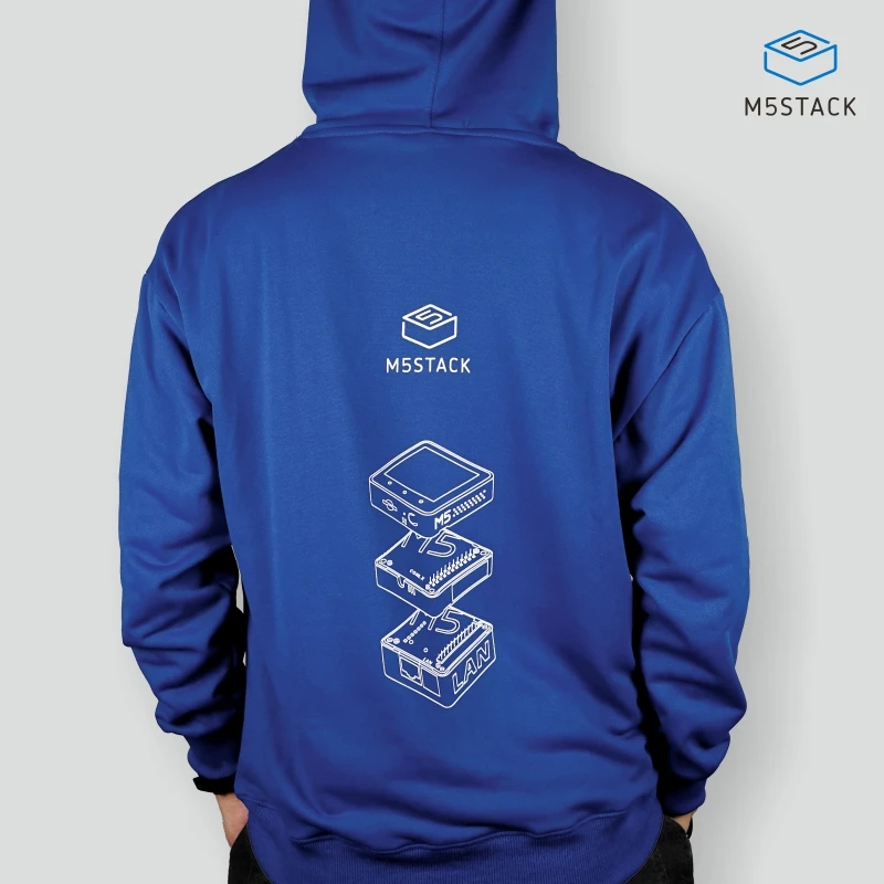 M5stack hoodie-azul