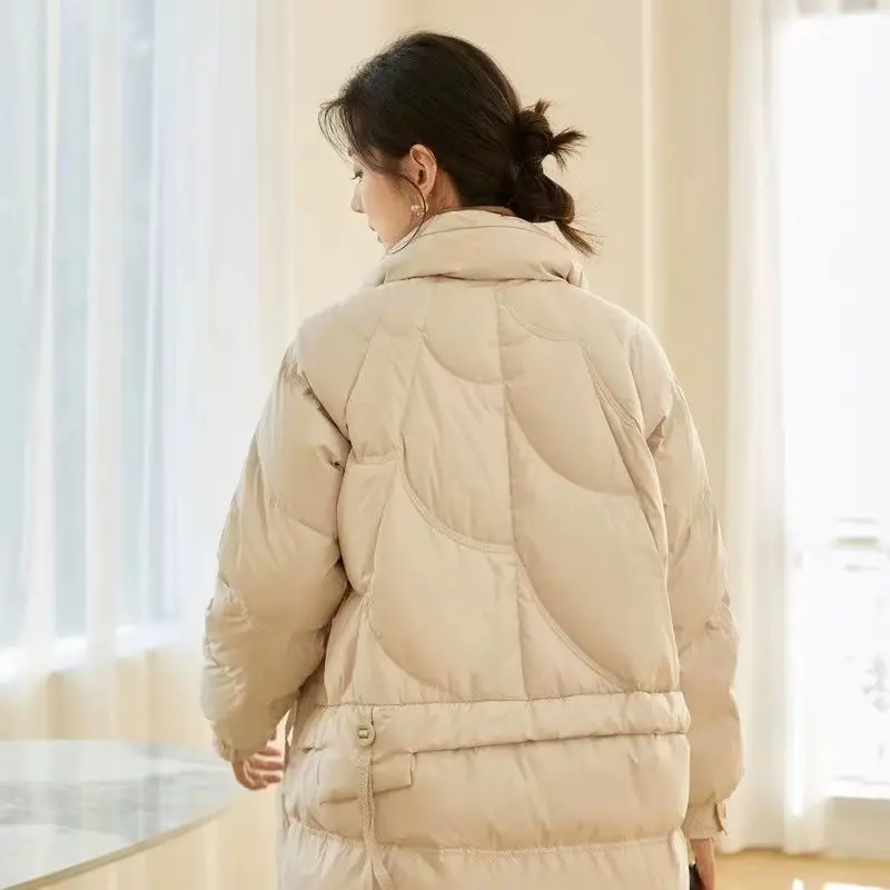Piumino invernale da donna nuovo Giacca calda a collo alto da pendolare