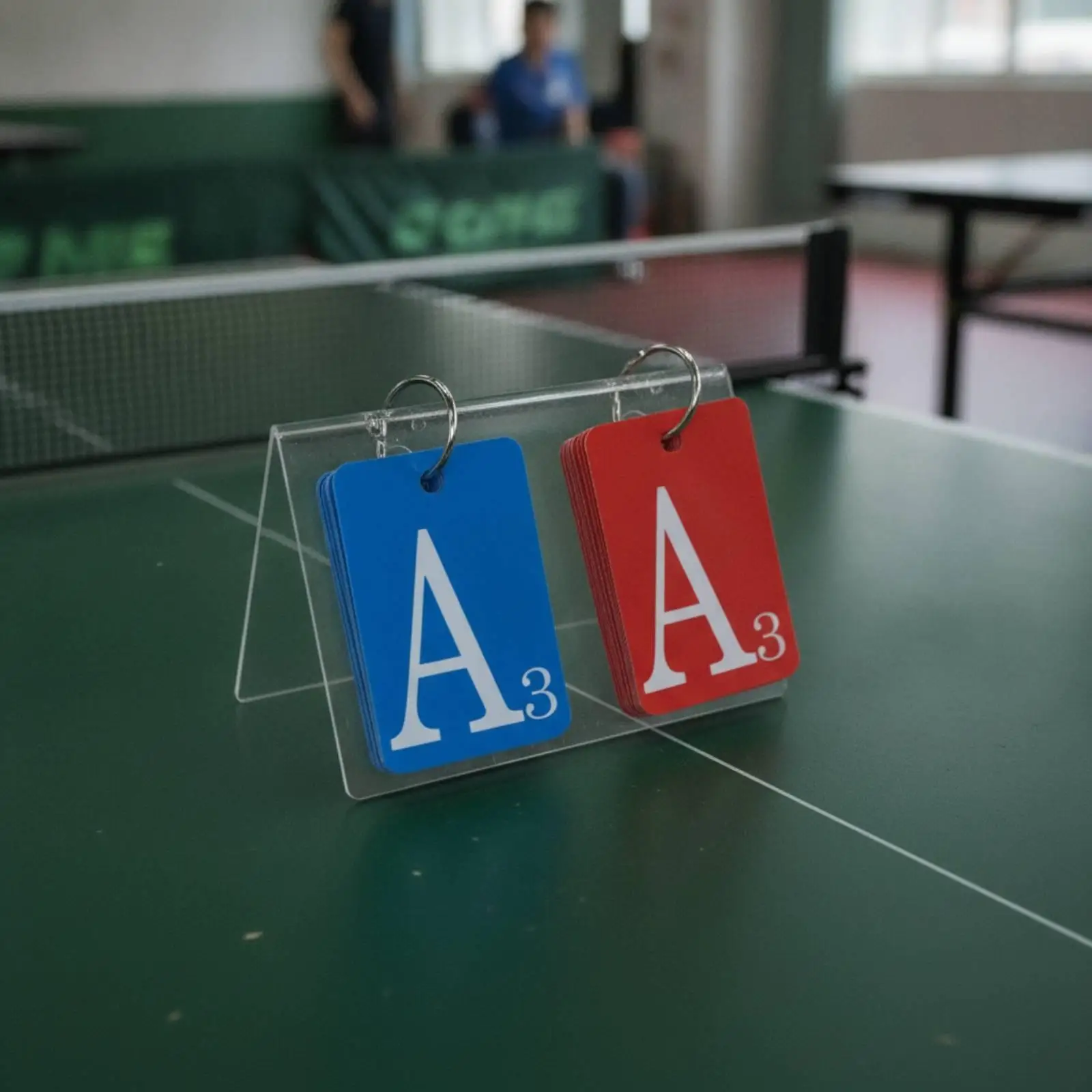 Easy Read Acrylic Mini Scoreboard Loop Card Display for Board Games Sports Tournaments Home Use