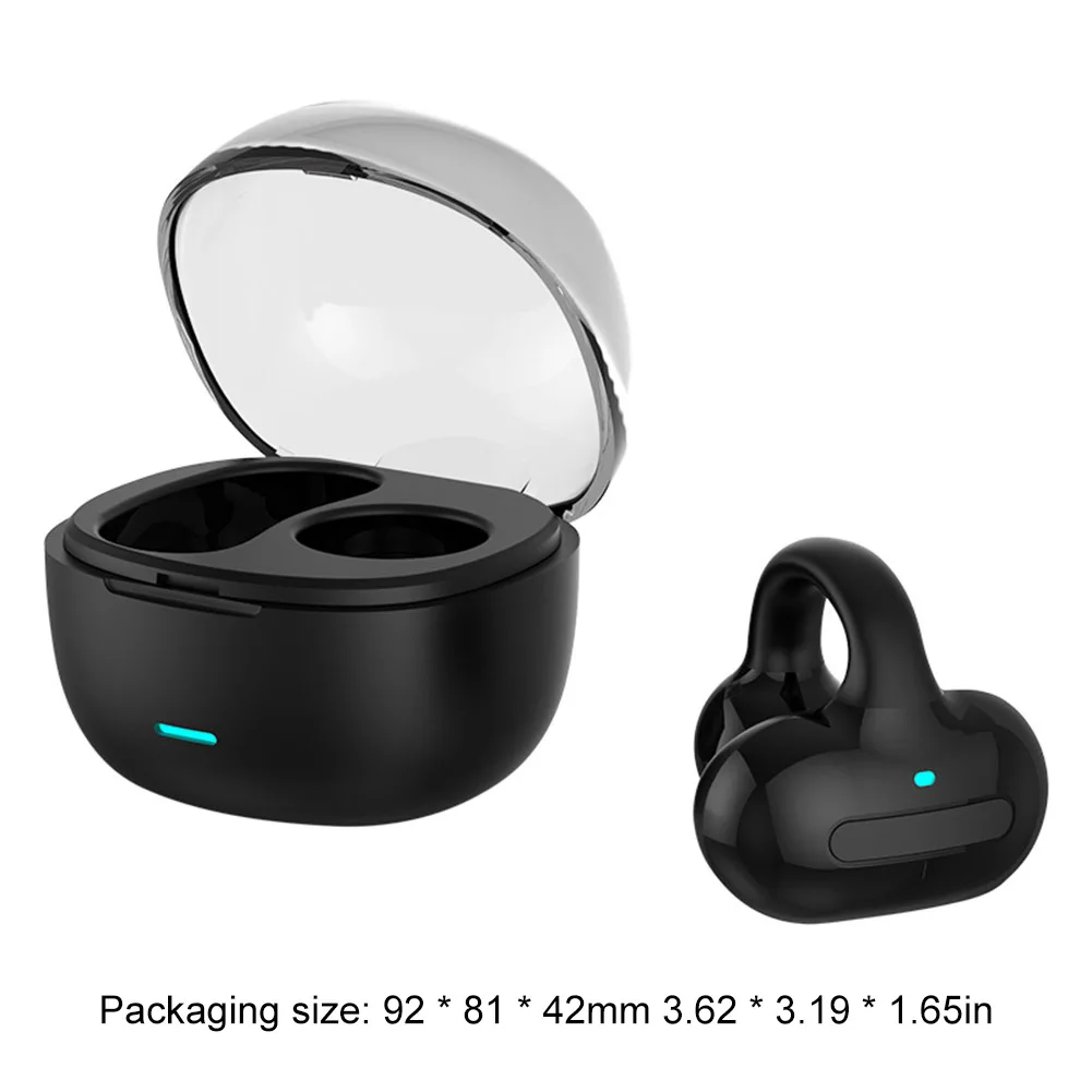 Wireless Earbuds 10MM Dynamic Driver Wireless Earphones with Charging Case Bone Conduction Headset Bluetooth-Compatible