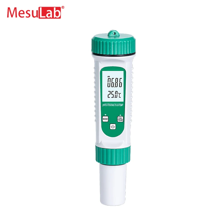 

MesuLab Hot sale PH Meter 6 in 1 pH/EC/TDS/SALT/S.G/Temperature low price pen ph meter lab water quality test digital pH-786