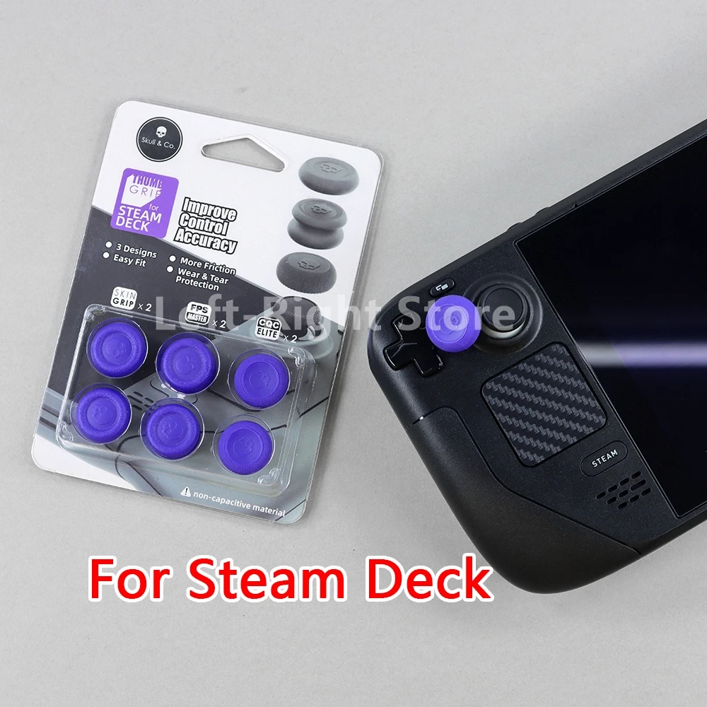 

1set Silicone Thumb Grip Set For Steam Deck Thumbstick Analog Stick Cap For SteamDeck Console