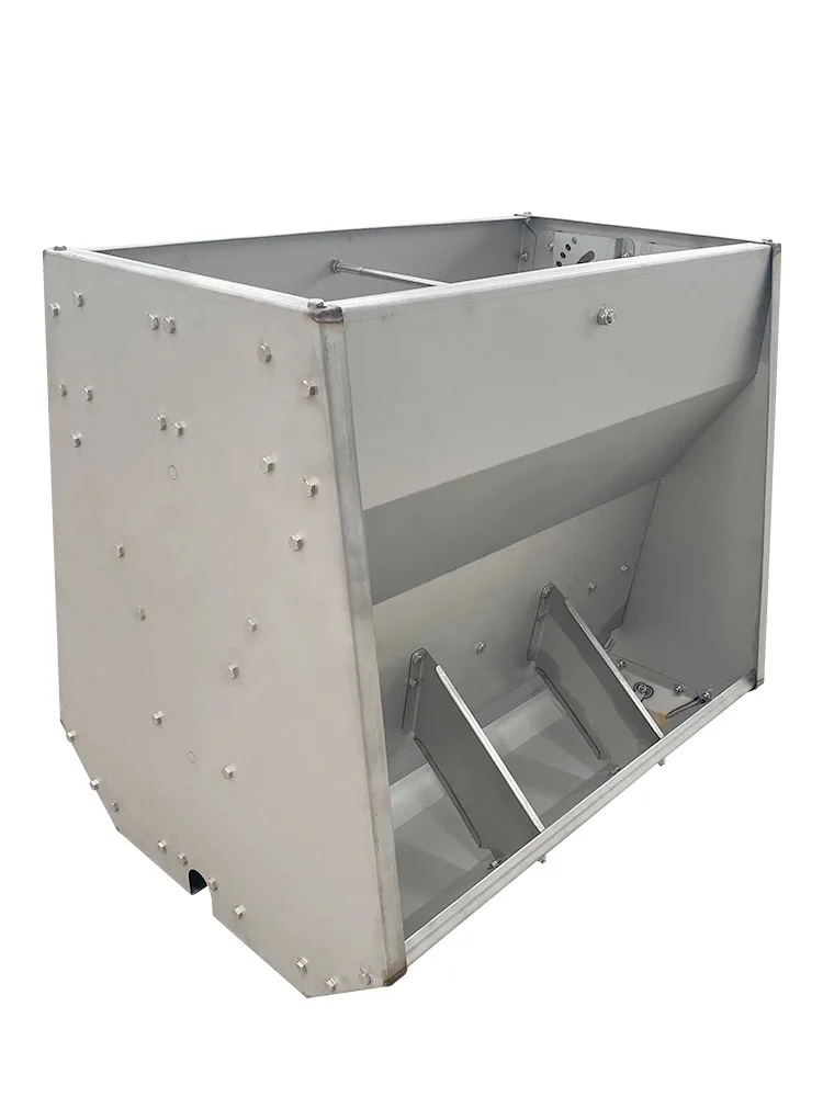 Doppelseitiger automatischer Futtertank für Schweinezucht