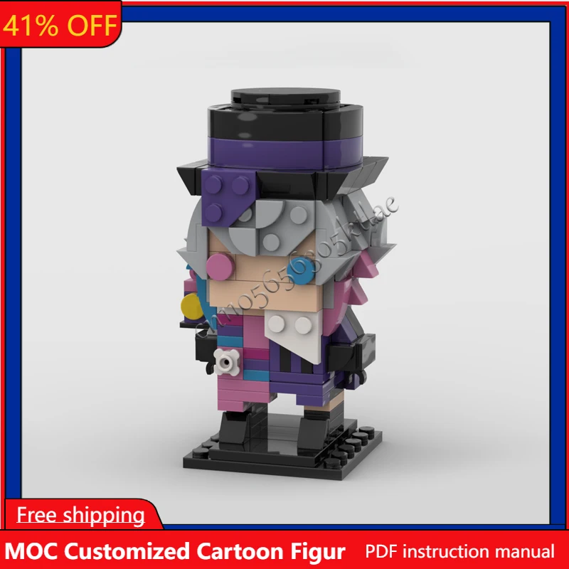 

223Pcs MOC Movie Characters Collect Series Gavis Brickheadzes Model DIY Creative Puzzle Birthday Cartoon Anim Figures Toys Gifts