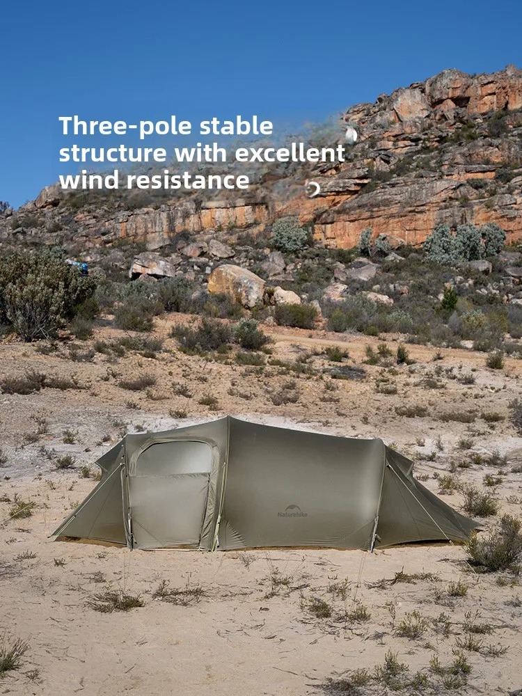 

Naturehike Opalus UL Ultralight Camping Tent Outdoor Hiking Large Space Tunnel Tent Tents Outdoor Camping