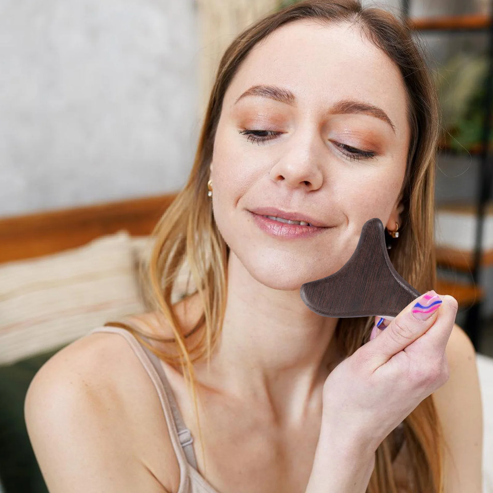 

2pcs Wooden Gua Sha Massager Sandalwood Scraping Tool For Face Neck Shoulder Foot Body Relief Guasha Board Wood Body Massager