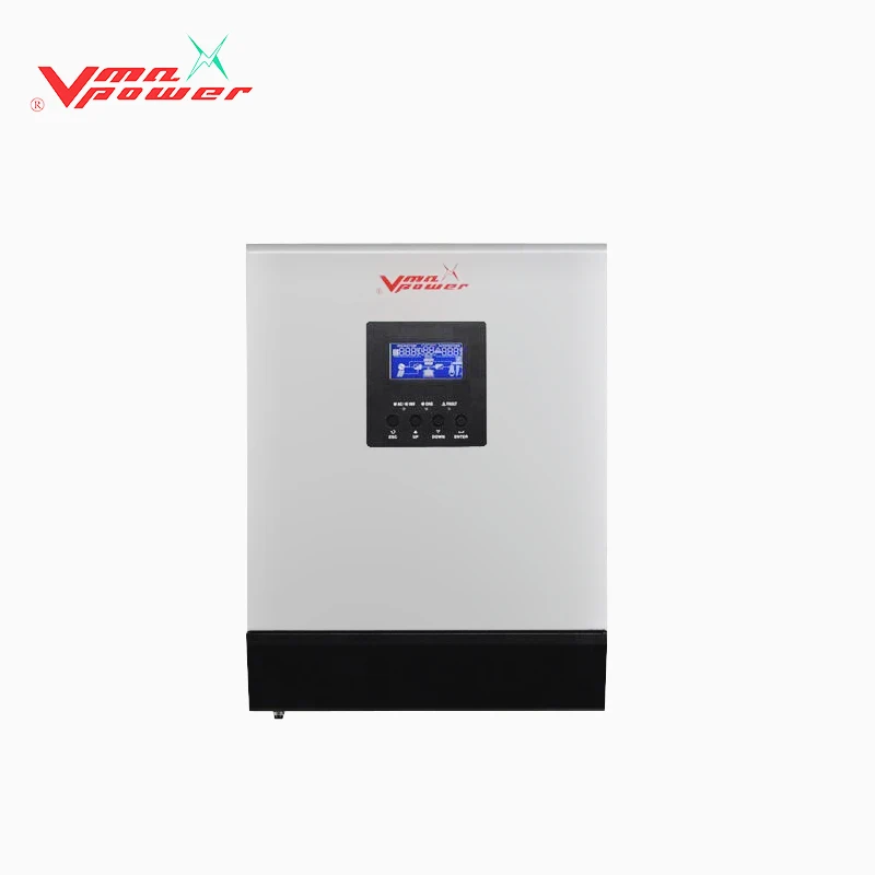 

Vmaxpower 5Kva 48Vdc High Frequency Solar Inverter MPPT Hybrid Converter Charger Parallel 6pcs Pure Sine Wave Inverter