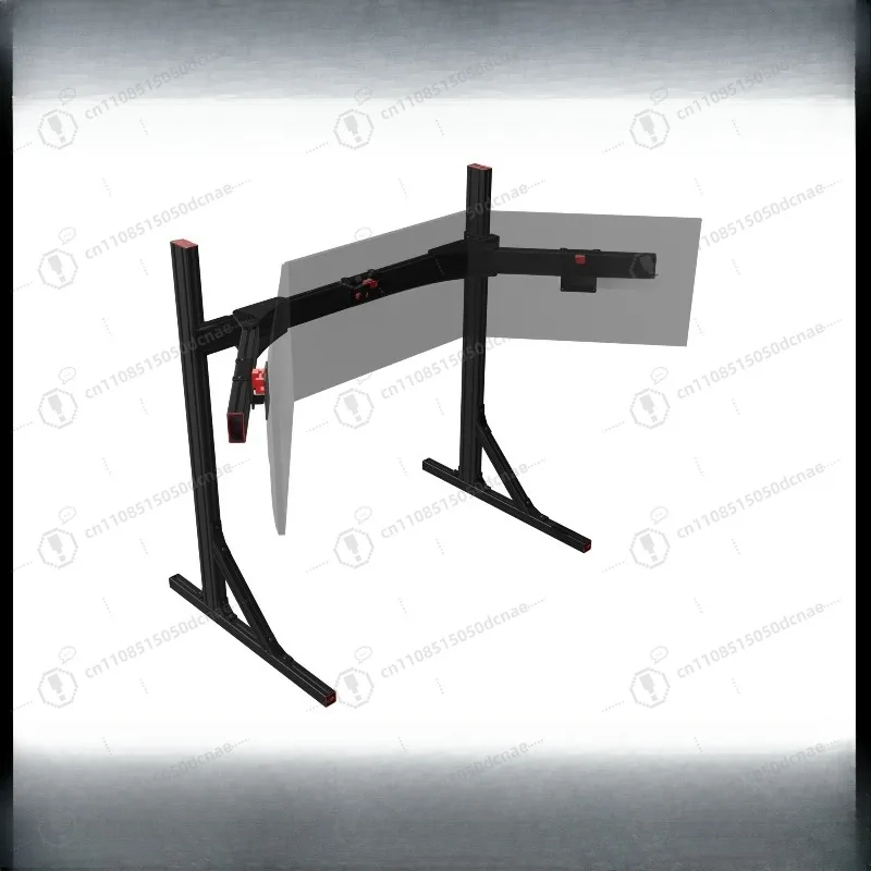 Driving game steering wheel racing emulator three screen fixed connector profile bracket
