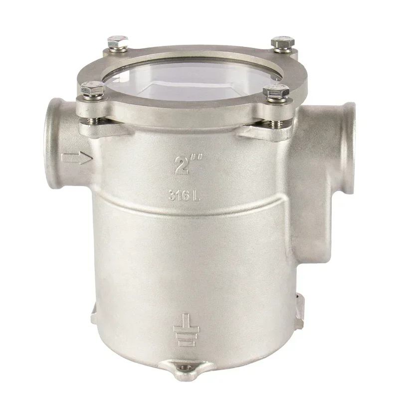 

Fast boat marine engine generator set air conditioning seawater filter 316L stainless steel Hot sales
