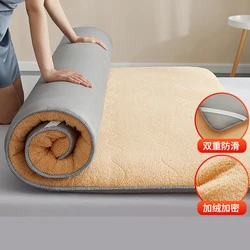 Warm lamb fleece mattress upholstered home bed mattress warm winter student dormitory single rental special quilt mats