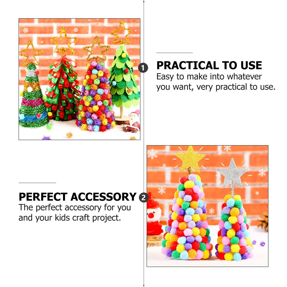 2 stuks decoratieve schuim voor kinderen doe-het-zelf-project Veelzijdige knutselbenodigdheden voor het schilderen van kleuren Lijmactiviteiten in de kleuterkerk of