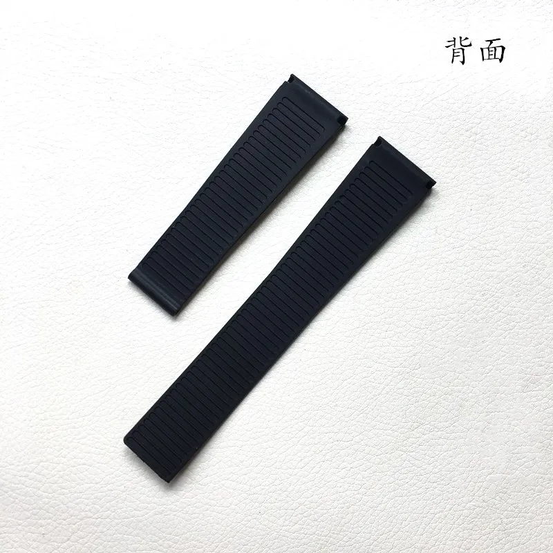 Silicone rubber Black Watchband 22mm watch belt For TAG strap CARRER F1 Heuer band butterfly buckle DRIVE TIMER Soft Bracelet