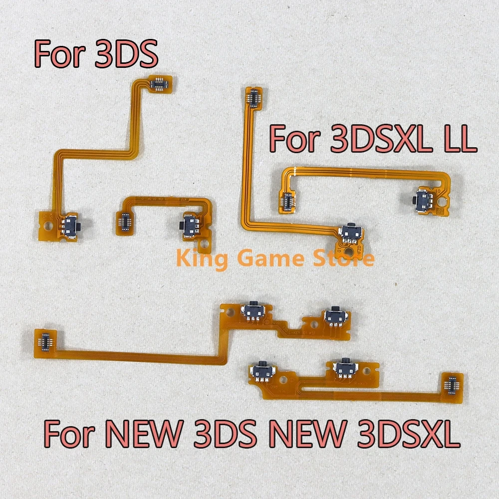 2sets Replacement Parts L R Button Flex Cable For 3DS 3DSXL LR Switch Flat Cable LR Ribbon For New 3DS XL LL