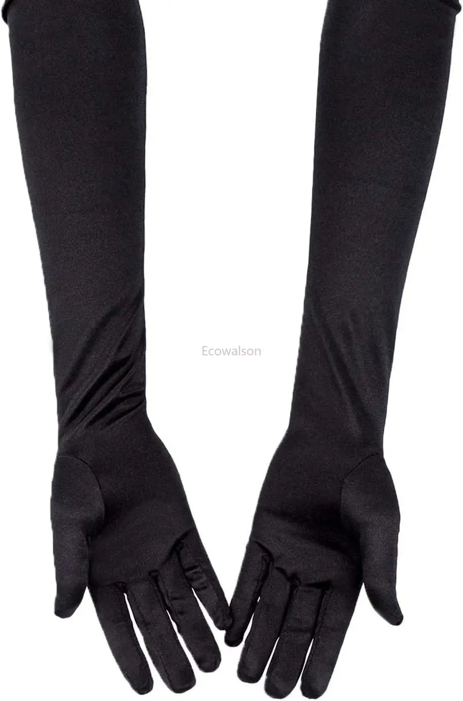 Long Elbow Satin Gloves 21 inch Stretchy 1920s Opera Gloves Evening Party Dance Gloves for Women medieval accessories 80s cloth