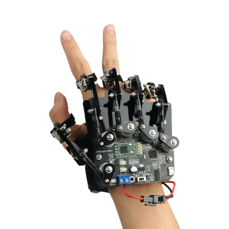 NEW Hiwonder Programmable Wireless Glove  Open Source Somatosensory Mechanical Glove for Robot Control