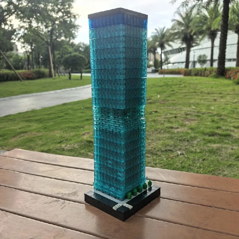 مجموعات مباني منزل برج بانوراما، متجر شقة المدينة، مجموعة نماذج كتل المباني المعيارية، هدية للأطفال 1892 قطعة #1