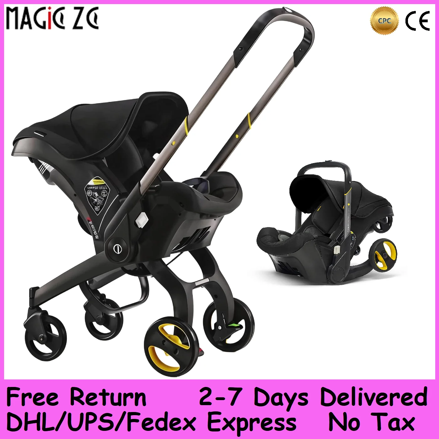 

4 in 1 Lightweight stroller light cart baby stroller Safety Cart Baby carriage baby strollers with four wheels baby pram Doona
