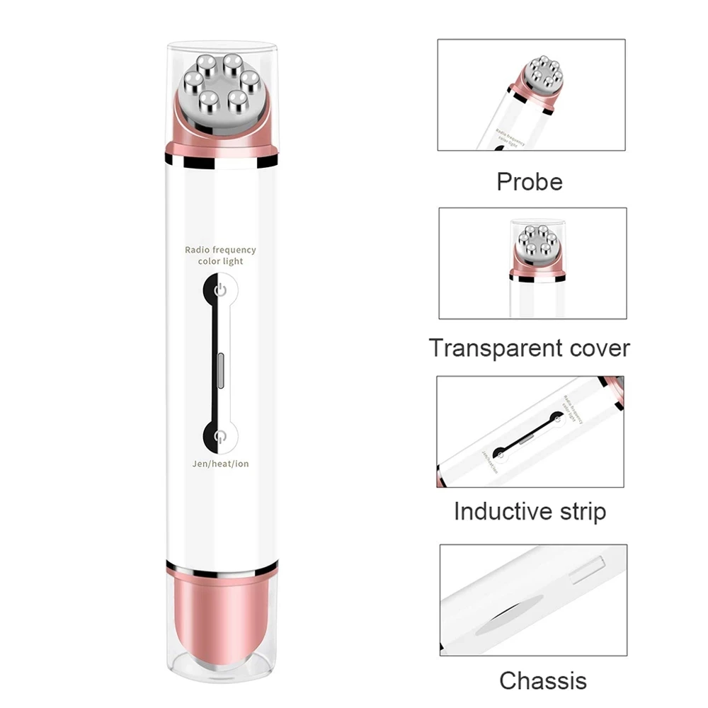 EMS Electric Eye Face Massager RF Instrument Skin Lifting Anti-Aginge Wrinkle Removal LED Multifunction Beauty Device