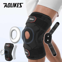 AOLIKES 1PCS Professional Knee Brace for Knee Pain,Adjustable Hinged Knee Support,Strong Stability for Joint Pain Relief