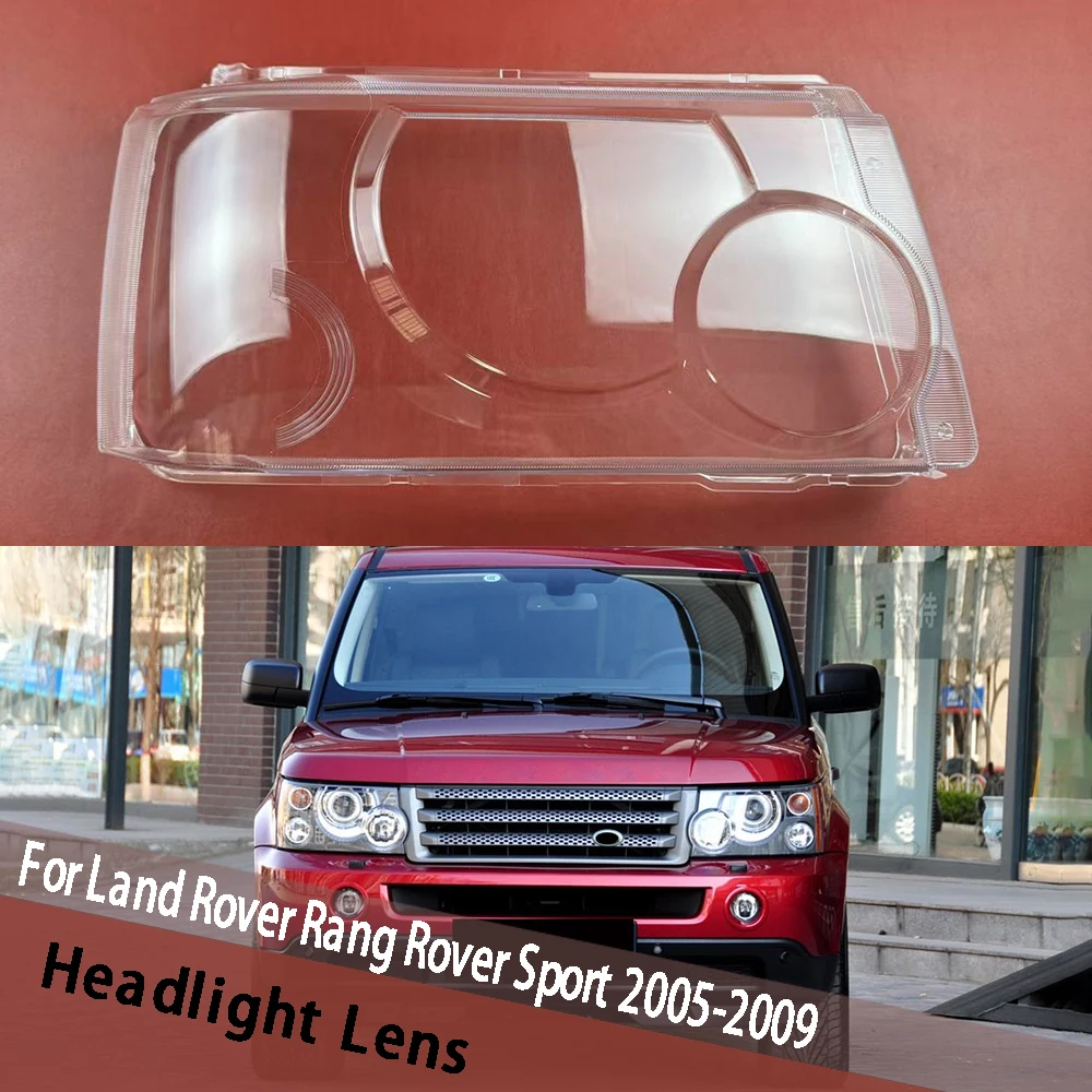 

For Land Rover Rang Rover Sport 2005 2006 2007 2008 2009 Car Headlight Cover Lens Headlamp Shell Plexiglass Replace Lampshade