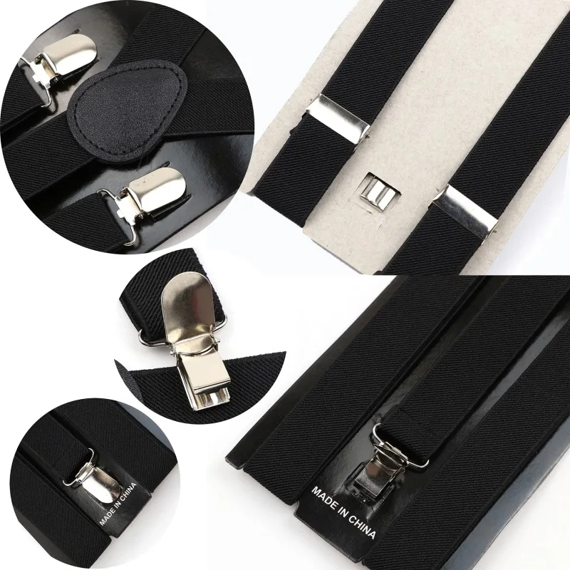 Neue Männer Hosenträger Hohe Elastische Einstellbare 3 Starke Clips Hosenträger Heavy Duty W Hosen Hosenträger Hosen Halter Hochzeit Tragen – Detail 4