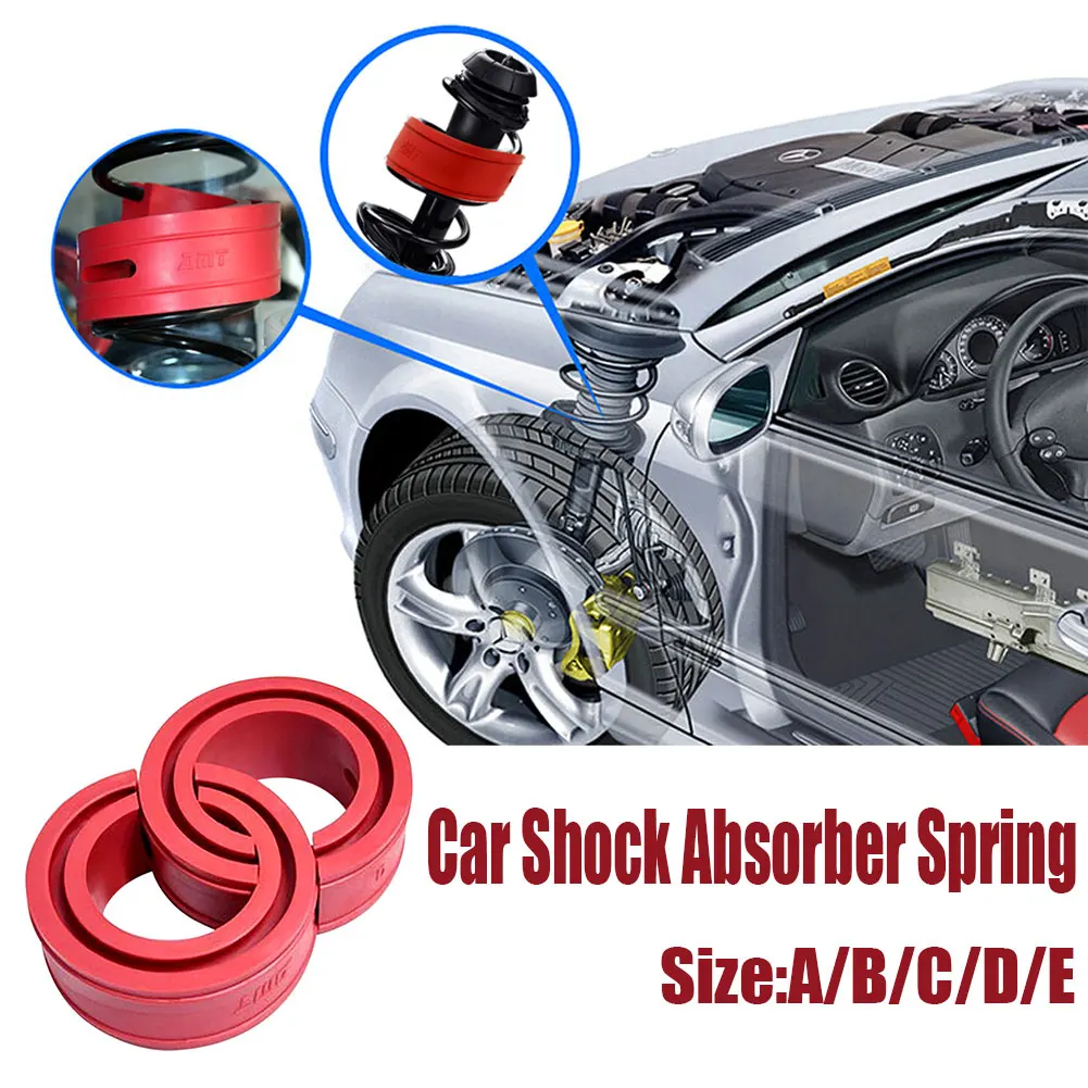 2PCS Car Shock Absorbers Spring Bumper Power A/B/C/D/E Type Cushion Buffer Auto Springs Bumpers For For Yaris