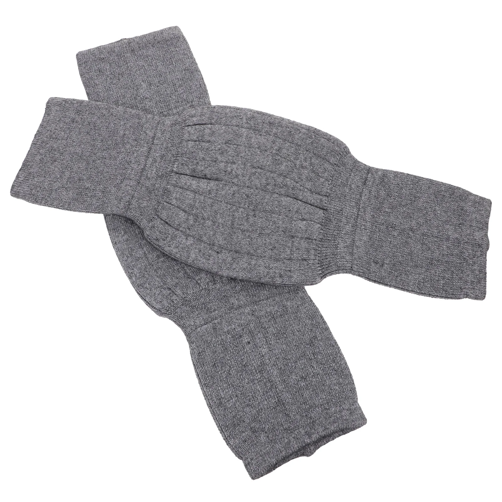 2 Pcs Cashmere Knee Pads Breathable Warmer Elderly People Wrist Thermal Joint Protection Grey Cover Child