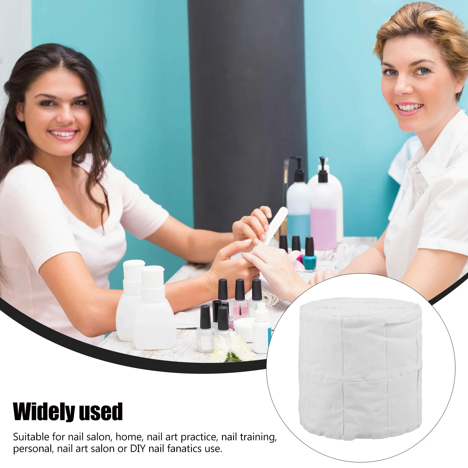 منصات مزيل طلاء الأظافر مناديل قطنية يمكن التخلص منها لمستلزمات مانيكير تنظيف أدوات الرسم وسادة الأظافر مانيكير مزيل مناديل #1