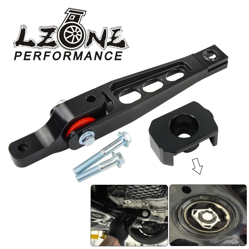 LZONE - Spherical Pendulum Mount + Billet MQB Dogbone Mount Insert For 15+ VW Mk7 Golf R GTI 5Q0198037C TSB05+BMI02