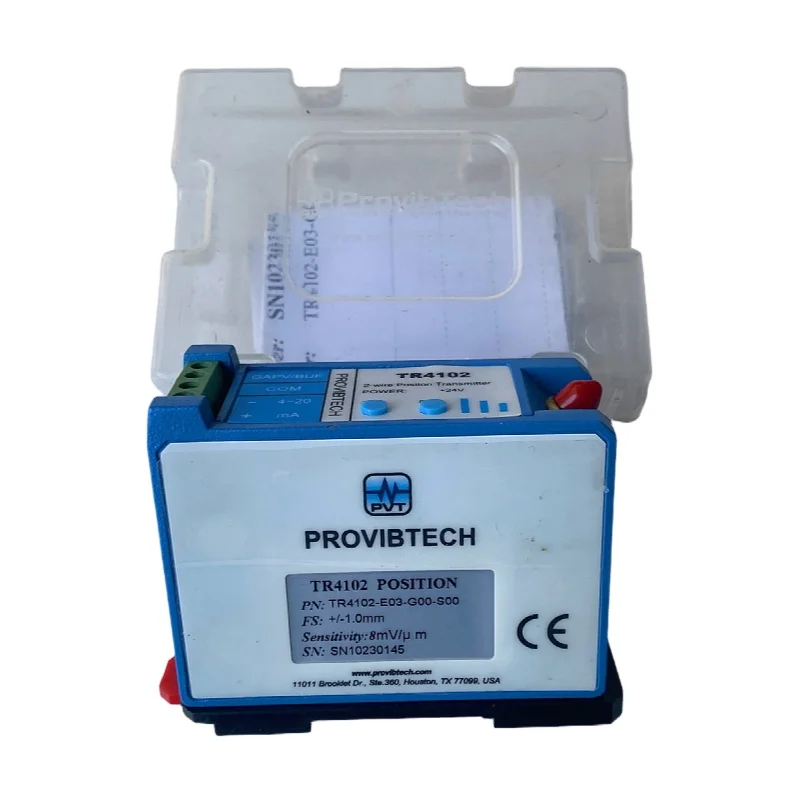 

TR4102-E03-G00-S00 ProvibTech Preamplifier PVTVM Vibration Transmitter Displacement Transmitter