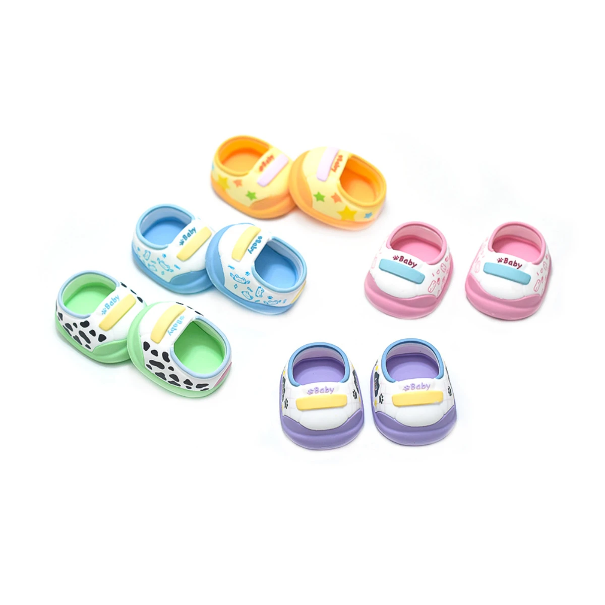 

20cm Cotton Doll Shoes Chubby Body Star Plush Doll Cute Cartoon Plush Toy Dress Up Accessories