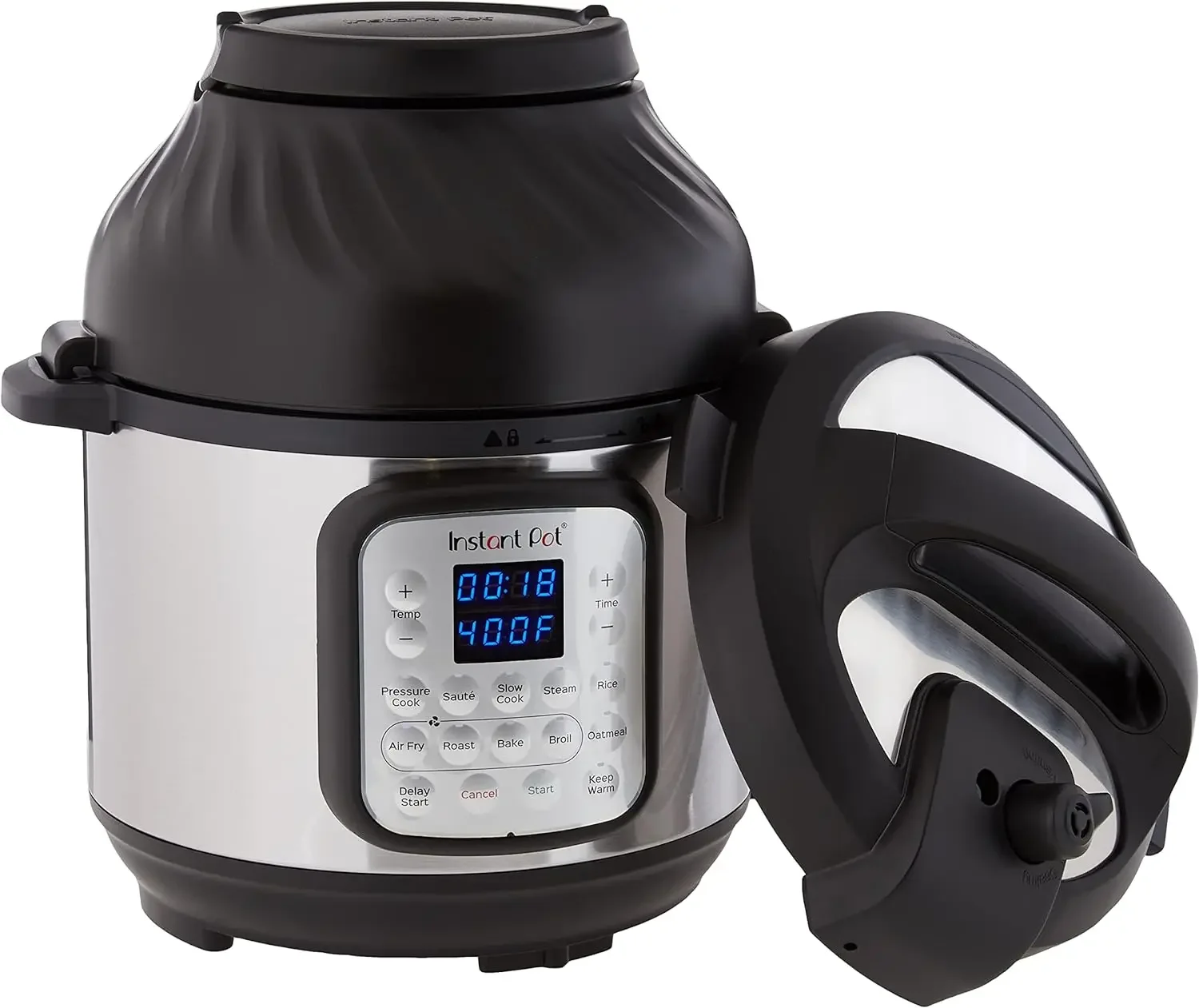 Instant Pot Duo Crisp 9-in-1 Electric Pressure Cooker and Air Fryer Combo with Stainless Steel Pot, Pressure Cook