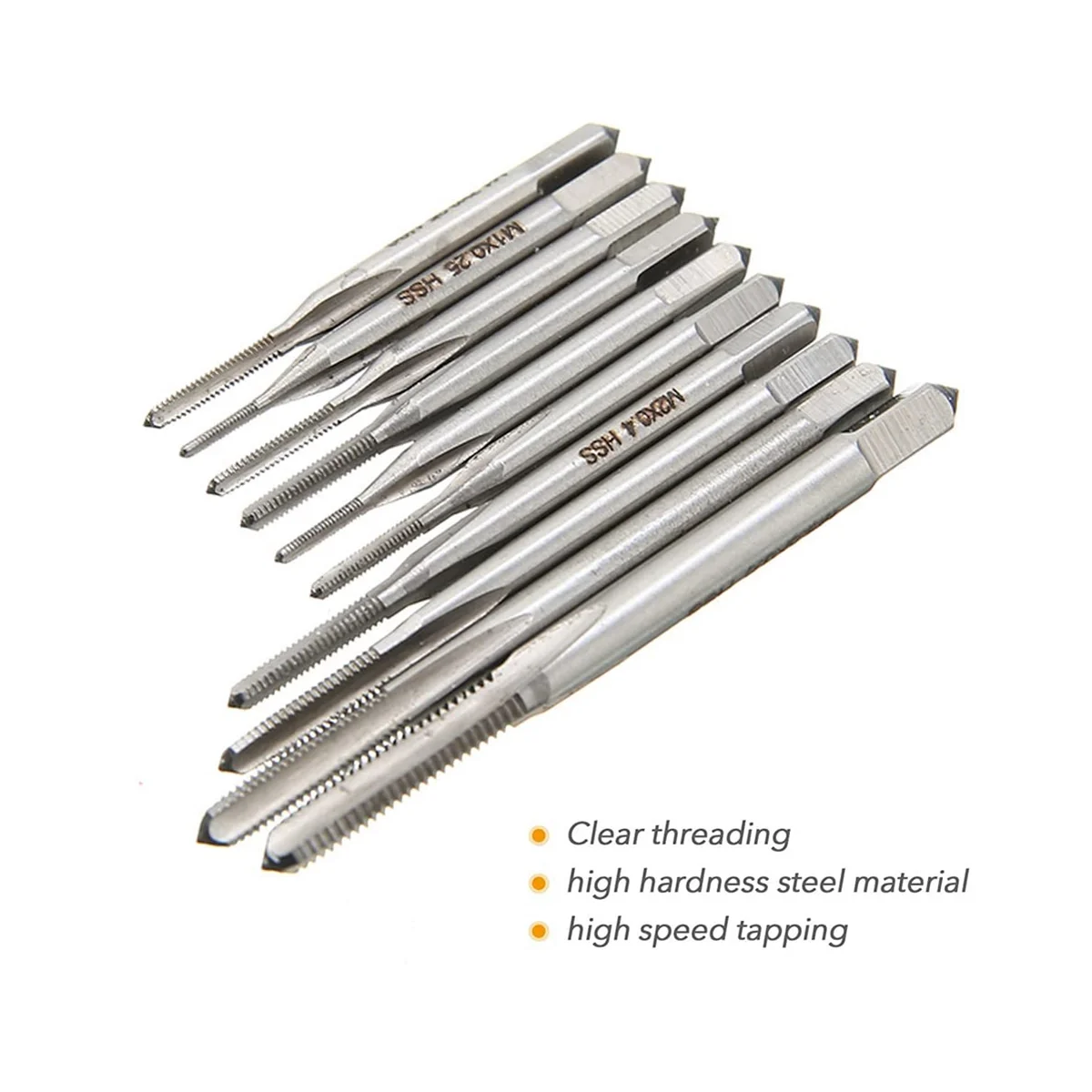 10 шт. микро-Метчики, маленькая ручная версия, быстрорежущая мини-Метрическая заглушка, винтовой кран, сверло, нарезающий инструмент