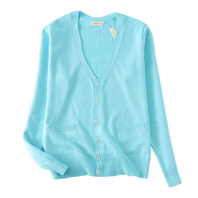 Hundreds of Comfortable Uniform Sweater Cardigan Jacket Women's Fall and Winter Japanese College Style School Uniform Tops