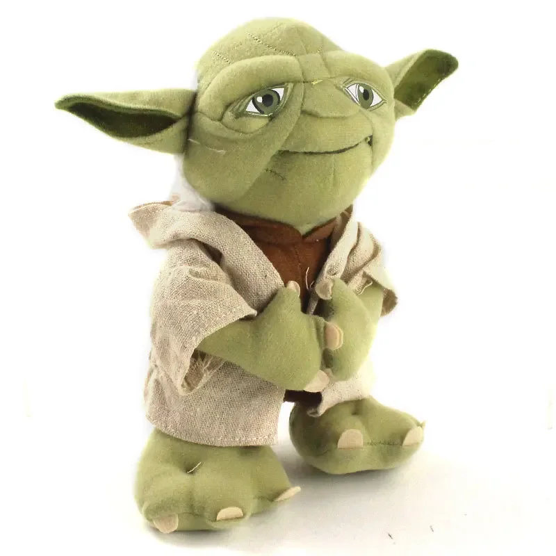 Disney 22cm Plush Toys Master Yoda Figure Plush Action Figure Toys Wars Yoda Star The Mandalorian Anime Dolls Gift Boys Toys