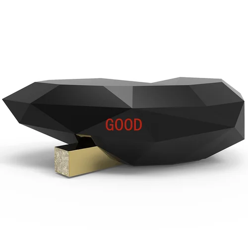 

Постмодернизированный журнальный столик из стекловолокна с бриллиантами, красивый прием, маленький чайный столик, журнальный столик в форме дивана для гостиной