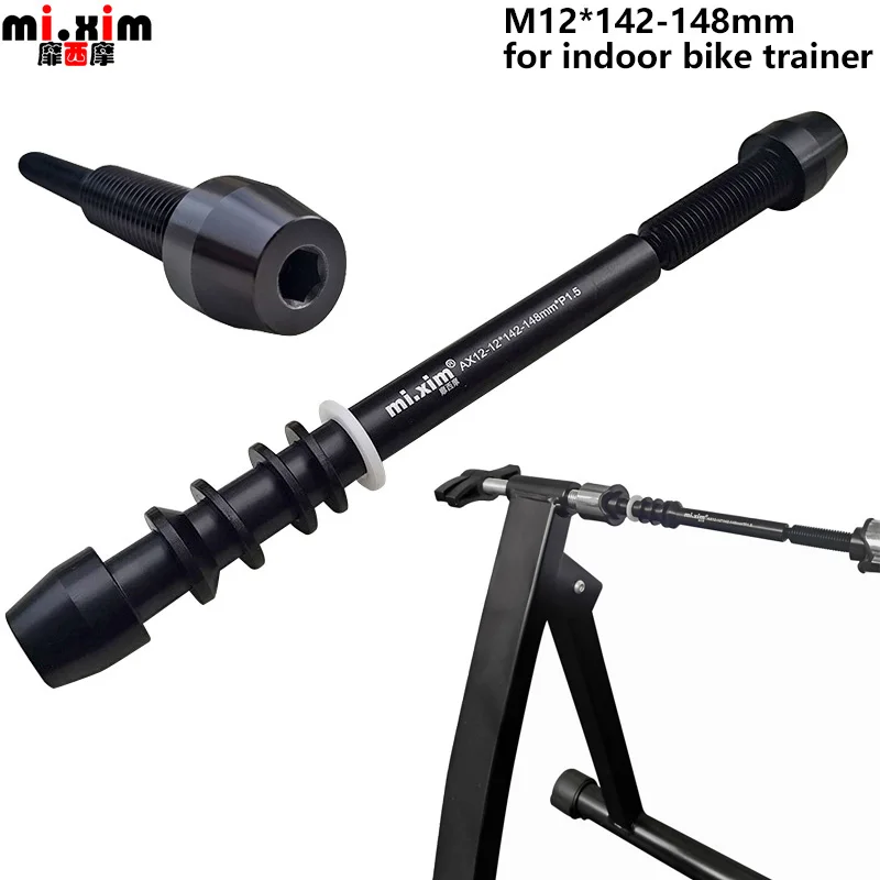 

Bike Barrel shaft rod for indoor bicycle trainer rear wheel hub axle M12*142/M12*148mm for bike exercise training