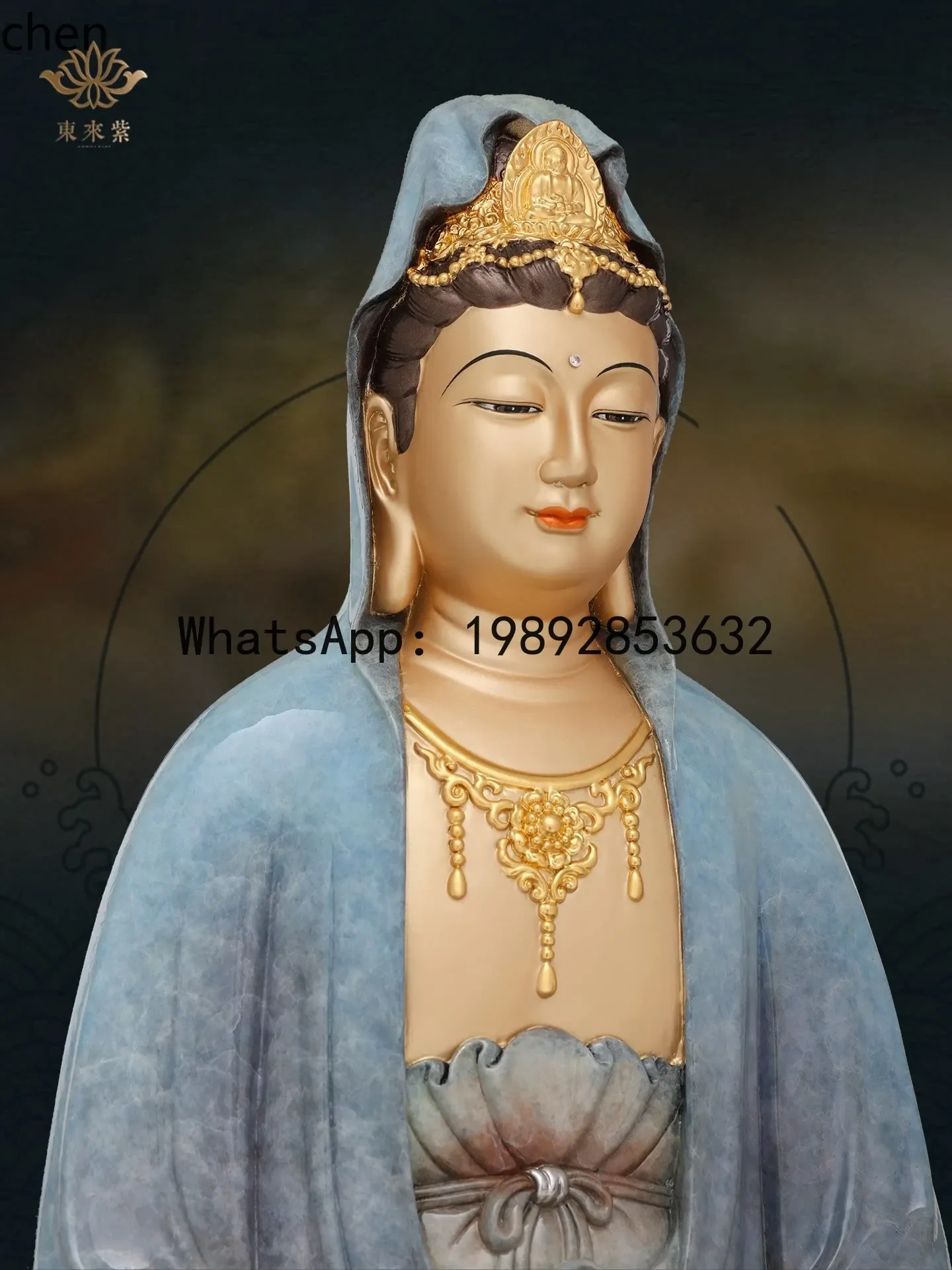 ZF    zen meditation guanyin buddha statue bronze guanyin statue brass home worship