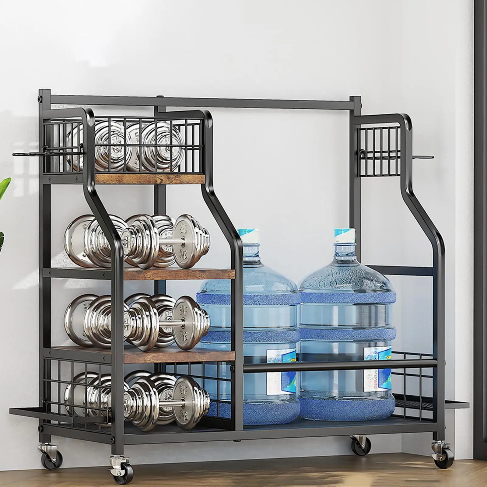 

Golf Bag Storage Rack Detachable with Caster Wheels Display Rack Other Accessories Golf Club Storage for Golf Clubs Golf Course