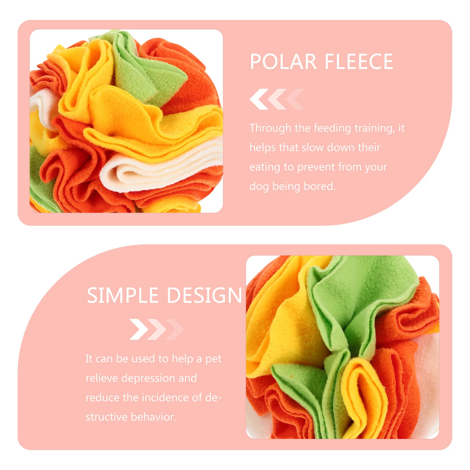 

1Pcs Snuffle Ball for Small Dogs and Puppies Slow Feeding Interactive Game Treat Dispensing Training Tool for Mental Stimulation