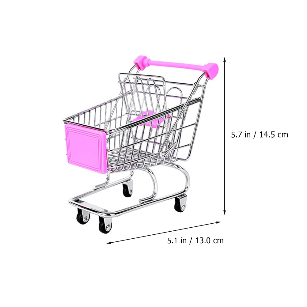 Mini carrello forgiato Porta alimenti Cestino per snack per friggere Pratico contenitore in ferro per patatine fritte per bambini