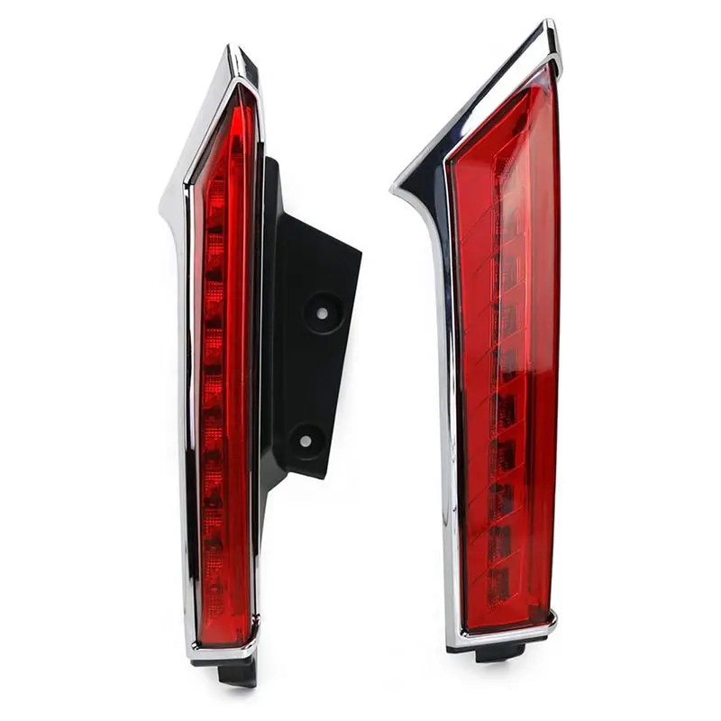 

Top!-1Pair Tail Light LED Rear Bumper Light Column Light Brake Light Turn Signal Light Parts Accessories For Nissan X-Trail 14-2