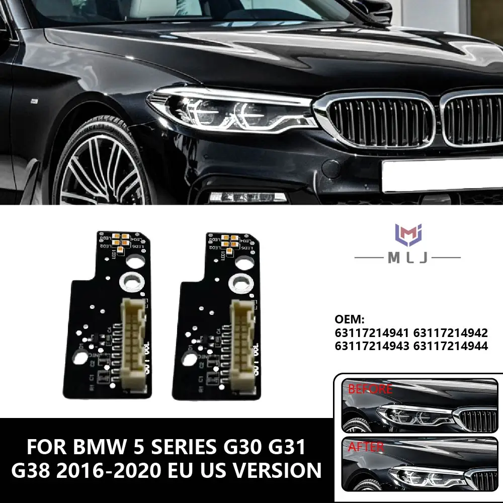 

Headlight DRL Turn Signal Chip For BMW 5 Series G30 G38 2017 2018 2019 High-Spec 63117214939 63117214940 63117214941 63117214942