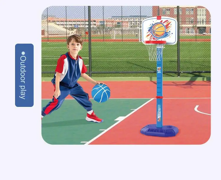 屋内/屋外兼用 子供用バスケットボールスタンド 高さ調節可能 幼稚園トレーニング機器 大人用標準バスケットゴール