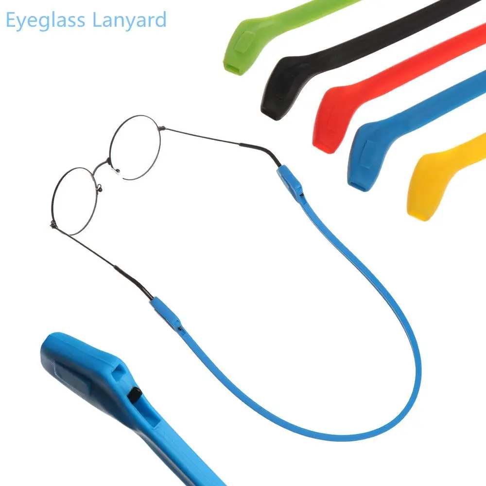 Silicone Adjustable Scalable Eyeglasses Glasses Sunglasses Strap Water Sports Band Cord Holder Kids Adult Eye Wear Accessories