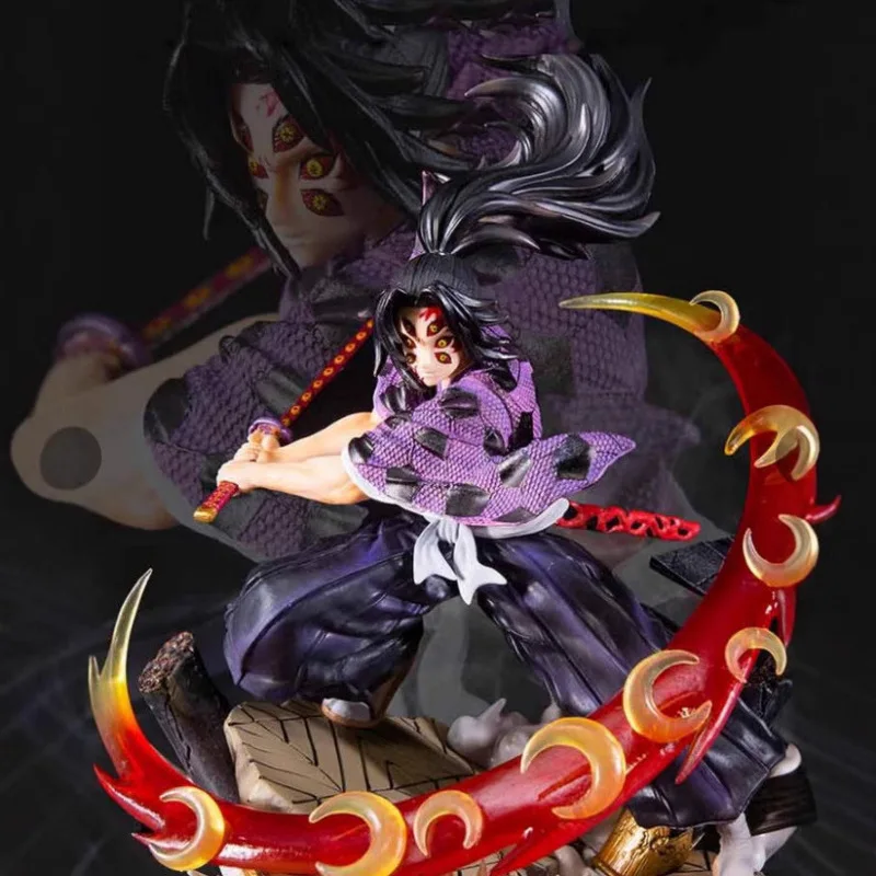 Figurine Demon Slayer Gk Kokushibo de 26cm, série de douze lunes démones, grade supérieure un, modèle de collection Anime, cadeaux d'ornement, nouvelle collection